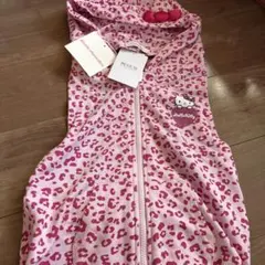 Hello Kitty ピンク ヒョウ柄 パーカー 150cm