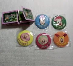 こびとづかん 刺繍缶バッジ コンプリートセット