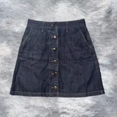 LOWRYS FARM ダークデニム ミニスカート