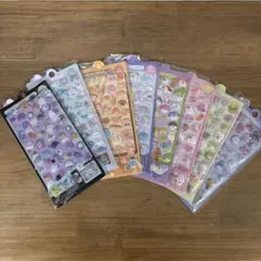 ぷっくり ドロップ シール 8シートセット