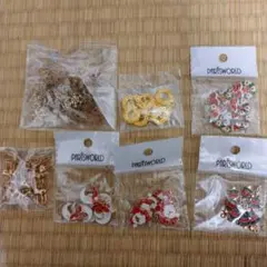 PARTS WORLD チャームセット クリスマス サンタクロース