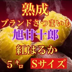 芋ソムリエが選んだ熟成ブランド芋 旭甘十郎約　紅はるか　特Sサイズ箱込み5キロ弱のサムネイル