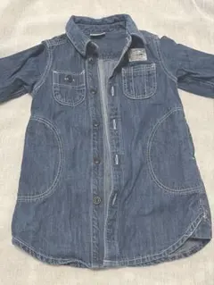 BREEZE デニム シャツワンピース 90サイズ