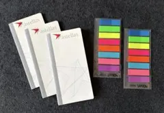 【新品】メモ帳ノート ＆ カラー付箋　製薬会社のノベルティグッズ セット