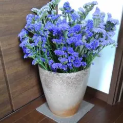 どっさり　お花　花器　備前焼