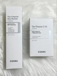 【新品】COSRX ザ・6ペプチドスキンブースター＆ザ・ビタミンC23セラム