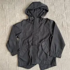 黒 フード付きジャケット 110