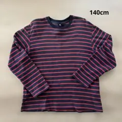 140cm ユニクロ ボーダー 長袖カットソー