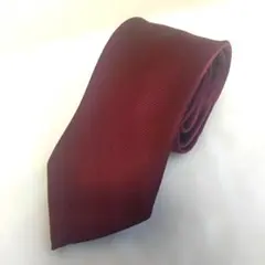 Journal Works バーガンディ ストライプ ネクタイ　ポリエステル
