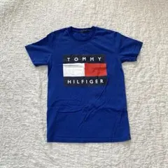 TOMMYHILFIGER トミーヒルフィガー　Mサイズ　インポート古着　青色