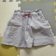 チェック柄 スカート　リボン付きのサムネイル