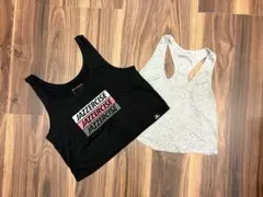 JAZZERCISEジャザサイズクロップド丈タンクトップSサイズ2枚セット