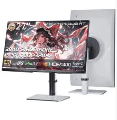 27インチ 4K UHD HDR1400 MiniLED KTC M27P6
