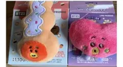 BT21 ファミマ限定 ぬいぐるみバッジ キーホルダー まとめ売り