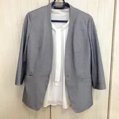【美品】夏物ジャケット ブラウス 3点セット Mのサムネイル