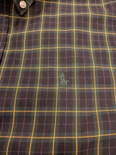 ラルフローレン チェックシャツ 美品 ブラックウォッチ調 メンズXS〜S相当