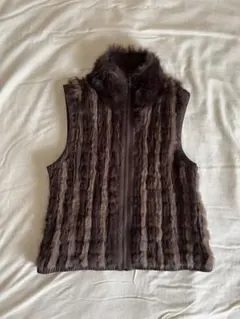 ベスト ファーベスト 古着 アメカジ 平成 グランジ y2k ギャル