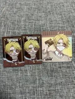 カラフルピーチ　スイパラコラボ　たっつん　バレンタイン　トレカ2枚　コースター