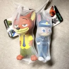 【ズートピア】 ジュディ & ニック 人形 スクイーズ フィギュア