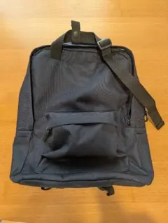 無印良品　手提げとしても使えるリュック　A4サイズ　ネイビー