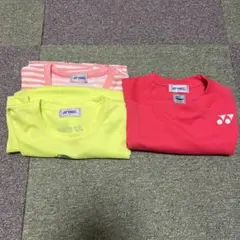 YONEX バドミントンシャツセット　3枚セット