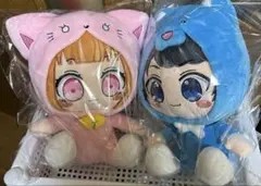 ホロライブ　フワワ　モココ　台湾　水楽園　限定　ぬいぐるみ フワモコ ホロライブ 台湾 六福水樂園 ぬいぐるみ - メルカリ