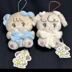 mikko 抱きしめおリボンマスコット　ラテ　ナッツ