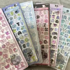 サンリオmoji ボンボンドロップシール6枚セット