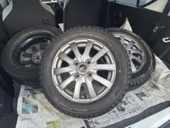 スタッドレスタイヤ 13インチ ジャッキ 赤い三角表示板　 セット