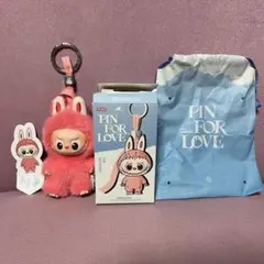 LABUBU PIN FOR LOVE ぬいぐるみ ラブブ イニシャル N