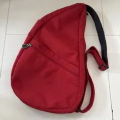 ヘルシーバックバッグ レッド M バッグ ボディバッグ ショルダーバッグ