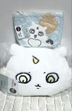ちいかわ エニマイくじ D賞 あのこ ポーチ クッション 2点 セット