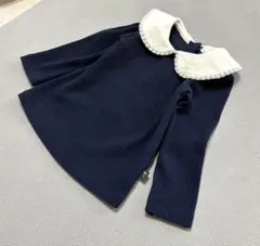 美品モイモルンmoimolnビッグカラーリブカットソー90/52