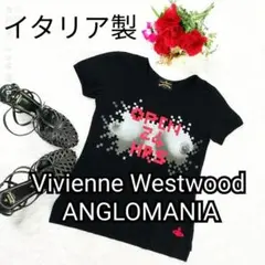 【超希少】ヴィヴィアンウエストウッド アングロマニア Tシャツ イタリア製 黒のサムネイル