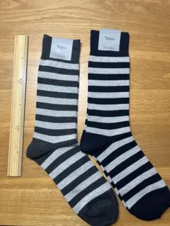 Tabio ストライプソックス 2足セット