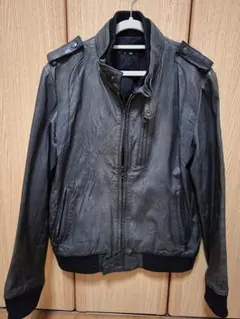 □HARE ハレ□ライダース 革製 サイズM ブラック