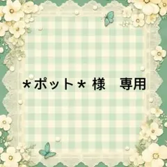＊ポット＊ 様　專用