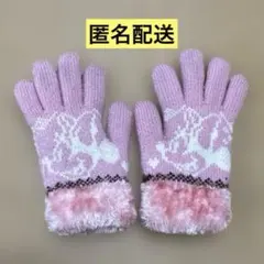 キッズ　ミニーマウス手袋　ピンク