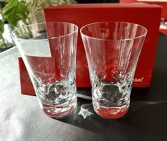 新品未使用バカラ　ベルーガ　ペアハイボール　ロンググラス　純正箱　冊子　フランス