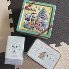 ディズニー　お菓子缶　リルリンリン