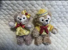 ダッフィー シェリーメイ 30周年 ぬいぐるみバッジ セット