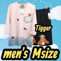 【メンズ・Мサイズ】Disneyティガー ハーフパンツ＆刺繍トップス 2点セットのサムネイル