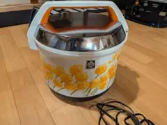 新品未使用品】象印 炊飯電子ジャー NEK-1800 昭和レトロ 花柄 箱付き