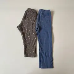 UNIQLO レギンス 2枚セット 90,100サイズ