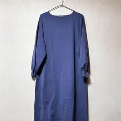 KBF　厚手ニットワンピース　ゆったりシルエット　秋冬 レディース ONEサイズ