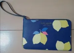 新品　ケイトスペード　ダブルジップ　リストレット 人気レモン柄