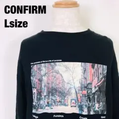 CONFIRM コンファーム 長袖 Tシャツ カットソー ブラック A7