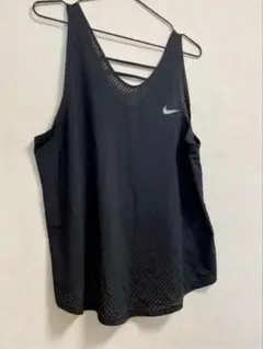 《XL》Nike メッシュタンクトップ　ブラック