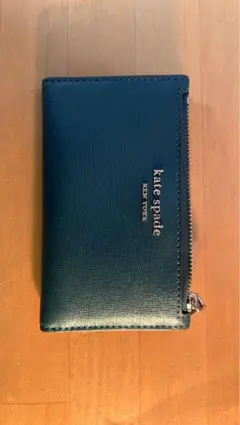 Kate Spade 二つ折り財布 ダークグリーン