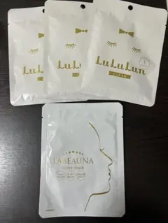 Lululun CLEAR & Labeauna シートマスク 4枚セット